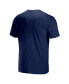 ფოტო #4 პროდუქტის Men's NFL X Staple Navy New England Patriots Lockup Logo Short Sleeve T-shirt