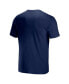 Men's NFL X Staple Navy New England Patriots Lockup Logo Short Sleeve T-shirt Синий, S - фото #4