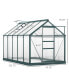 Outdoor Backyard Plant Greenhouse/Hot House w/ Rooftop Vent & Walls