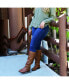 ფოტო #6 პროდუქტის Women's Wide Calf Spokane Studded Knee High Boots