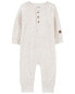 Baby Drop Needle Rib Jumpsuit 6M