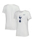 Фото #2 товара Women's White Tottenham Hotspur Club Crest T-shirt