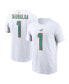 Фото #1 товара Men's Tua Tagovailoa White Miami Dolphins Player Name and Number T-shirt