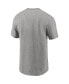 Men's Heathered Gray Kansas City Chiefs Primary Logo T-shirt