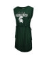 Фото #3 товара Women's Green Michigan State Spartans GOAT Swimsuit Cover-Up Dress
