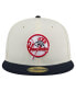 Men's White New York Yankees Top Hat Chrome 59Fifty Fitted Hat