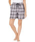 Фото #1 товара Plus Size Flannel Pajama Short