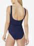 Shan 249859 Women's Classique One-Piece Swimsuit Navy Size 8