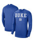 Men's Royal Duke Blue Devils 2021/22 Basketball Team Spotlight Performance Long Sleeve T-shirt