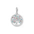 Фото #1 товара Thomas Sabo Charms mit Carriern Charm-Anhänger Tree of Love bunt 925 Sterling Silber 1667-473-7