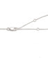 ფოტო #4 პროდუქტის Padlock Logo Choker Pendant Necklace in Sterling Silver & 18k Gold-Plate, 14" + 3" extender