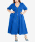 Фото #1 товара Trendy Plus Size Sunset Stroll Midi Dress