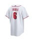 Фото #3 товара Men's Jonathan India White Cincinnati Reds Replica Player Jersey