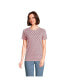 Фото #1 товара Women's Relaxed Supima Cotton Short Sleeve Crewneck T-Shirt