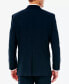 J.m. Haggar Men's Classic Regular Fit Stretch Sharkskin Suit Jacket Navy 44L