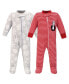 ფოტო #1 პროდუქტის Baby Boys Baby Fleece Zipper Sleep and Play 2pk