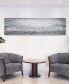 Silver Dust Textured Metallic Hand Painted Wall Art by Martin Edwards, 20" x 72" x 1.5"