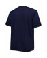 Фото #4 товара Men's Navy Denver Nuggets Big and Tall Heart and Soul T-shirt