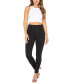 Фото #2 товара Juniors' High-Waist Skinny Ponte Pants