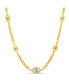 Фото #1 товара kensie gold-Tone Evil Eye Charm Station Necklace