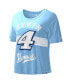ფოტო #1 პროდუქტის Women's Light Blue Kevin Harvick Record Setter T-shirt