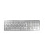 Фото #4 товара Cherry DW 9100 SLIM - RF Wireless + Bluetooth - QWERTZ - Silver - Mouse included