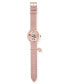 ფოტო #3 პროდუქტის Women's Disney 100th Anniversary Analog Pink Faux Leather Watch 32mm