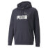 Puma Essentials Logo Pullover Hoodie Mens Blue Casual Outerwear 84684943