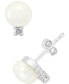 Фото #1 товара Серьги EFFY Collection Pearl & Diamond Stud