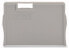 WAGO 2002-1293 - Trennplatte 2 mm dicküberstehend grau