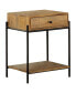 Фото #1 товара 1-Drawer Accent Table with Open Shelf