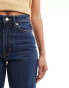 Фото #3 товара Weekday Rowe extra high waist regular fit straight leg jeans in sapphire blue