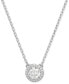 Фото #1 товара Swarovski silver-Tone Constella Crystal Pendant Necklace, 14-7/8" + 3" extender