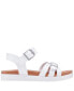 ფოტო #2 პროდუქტის Big Girls Lacey Season Fastening Strap Sandals