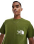 The North Face Berkeley California pocket t-shirt in olive