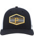 Men's Black, White Pittsburgh Pirates Spring Training Burgess Trucker Snapback Hat