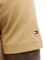 Tommy Hilfiger logo t-shirt in beige