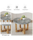 Фото #4 товара Circular Dining Table with MDF Top, 42"x42"x30"