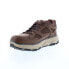 Фото #8 товара Skechers Work Relaxed Fit Max Stout Alloy Toe Mens Brown Athletic Shoes