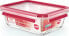 Emsa Emsa Clip&Close Glass Food Container 1,3 L red