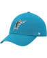 ფოტო #1 პროდუქტის Men's Teal Florida Marlins Cooperstown Collection Clean Up Adjustable Hat