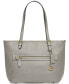 Polished Pebble Leather Taylor Tote with C Dangle Charm