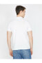 Erkek Beyaz Polo Yaka Kısa Kollu T-Shirt 9YAM11490LK