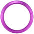 Bass Drum O's 4" Purple Chrome round HCP4