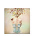 Фото #1 товара Kiyo Murakami 'Girl Of The Flower Garden' Canvas Art - 14" x 14" x 2"