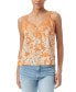 Фото #1 товара Women's Palmer Floral-Print Lace-Trim Camisole