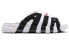 Фото #2 товара Сланцы спортивные Nike Air More Uptempo Slide, бело-черные, мужские/женские, арт. FB7818-100