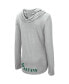 Фото #3 товара Women's Heather Gray Michigan State Spartans My Lover Lightweight Hooded Long Sleeve T-shirt