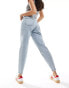 Фото #6 товара Mango mom jeans in bleach light blue