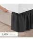 Фото #2 товара Ruffled Elastic Wrap Around Bedskirt 12 Inch Drop - Twin